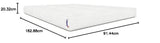 Livpure Regal Basic Memory foam Plus Mattress Queen