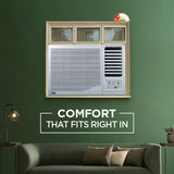 Carrier Estrella Gx 1 Ton 2 Star Window Air Conditioner (R32 Refrigerant, Turbo Mode, Energy Saver, Dust Filter, High Ambient Cooling up to 50°C, White) CAW12EC2R36F0