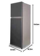 Kelvinator 252 Litre 2 Star Double Door Refrigerator, Bright Grey KRF-I260RBVBGT