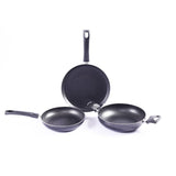 Wonderchef Valencia Non-Stick Cookware 3 Piece Set Black