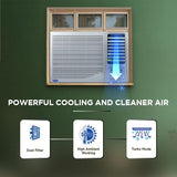 Carrier Estrella Gx 1 Ton 2 Star Window Air Conditioner (R32 Refrigerant, Turbo Mode, Energy Saver, Dust Filter, High Ambient Cooling up to 50°C, White) CAW12EC2R36F0