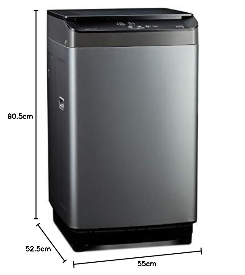 VOLTAS BEKO 7 kg Fully Automatic Top Loading Washing Machine WTL70UPGC(Grey)