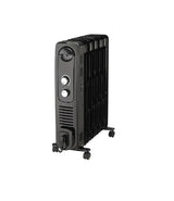 Morphy Richards 11F Heat Wave Oil Filled 2600W Room Heater | 2200W + 400W PTC Fan | 11 Fins | Adjustable Thermostat | Overheat & Tip-Over Protection | Silent Heating | Black | 2 years warranty