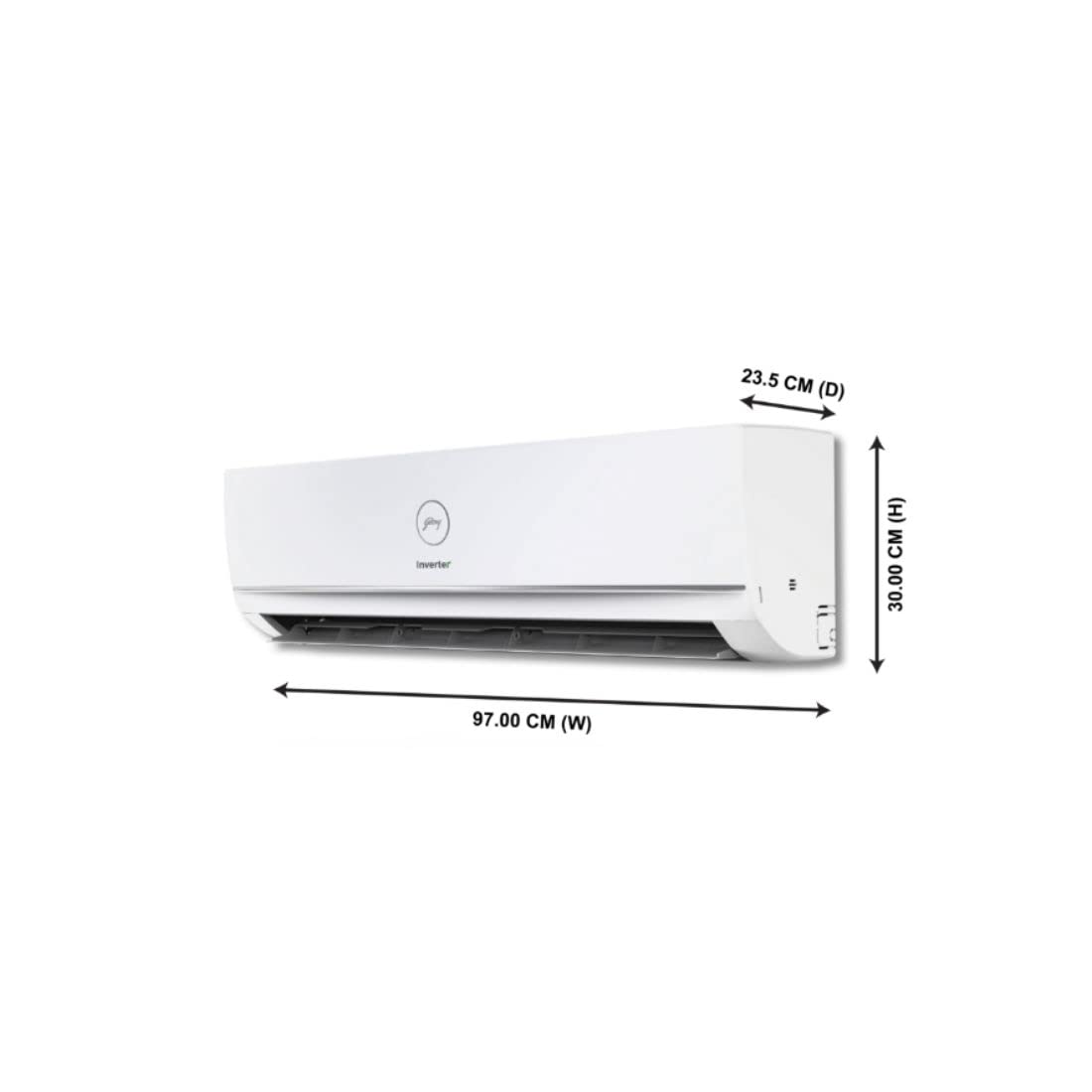 Godrej 1.5 Ton 3 Star Inverter Split AC (AC 1.5T SIC 18TTC3-WYC, White)