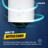 VOLTAS Aqua M 15 Litre 5 Star Vertical Storage Geyser with Quartzline Coating 155VMBWT