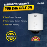 VOLTAS Aqua M 15 Litre 5 Star Vertical Storage Geyser with Quartzline Coating 155VMBWT