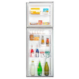 Kelvinator 252 Litre 2 Star Double Door Refrigerator, Bright Grey KRF-I260RBVBGT