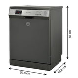 Godrej Eon Dishwasher, Steam Wash Technology,13 place setting, Perfect for Indian Kitchen, DWF EON VES 13Z STI GPGR