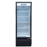 Voltas VC450 Visi Cooler Single Door, 450 Liters, Black VC GT 450 SD P E METALLIC GREY