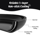 Wonderchef Valencia Non-Stick Cookware 3 Piece Set Black