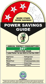 Samsung 330 L, 3 Star, Convertible 5-in-1, Digital Inverter, Frost Free Double Door, WiFi Enabled Bespoke AI Refrigerator (RT34DG5A4DS8HL, Elegant Inox, Silver)