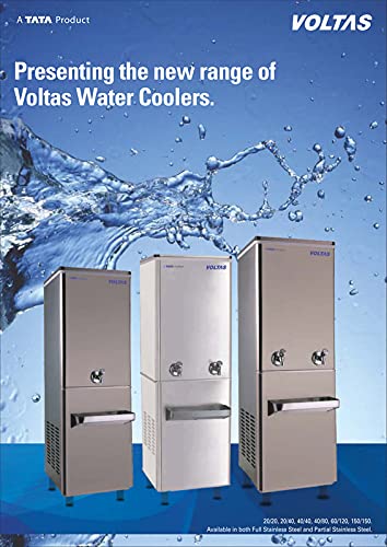 Voltas Normal & Cold-Water Cooler 60/120 FSS Storage Capacity -120 Liter and Cooling Capacity-60-Liter, Full Body Steel Made in India