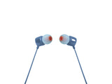JBL Earphone with mic T110 Blue