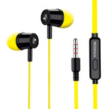 Kratos Thump Wired Earphones, Powerful Bass, HD Sound Quality Earphones, Tangle Free Cable, Comfortable in Ear Fit, with 3.5 mm Jack - Black