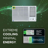 Carrier ESTRELLA GXi 1.5 Ton 3 Star Window Inverter AC with Dust Filter, Auto Restart, Turbo/Sleep/Dry Mode | 100% Copper Condenser | Energy Efficient, Cools Even at 52°C (CIW19EC3R36F0, White)