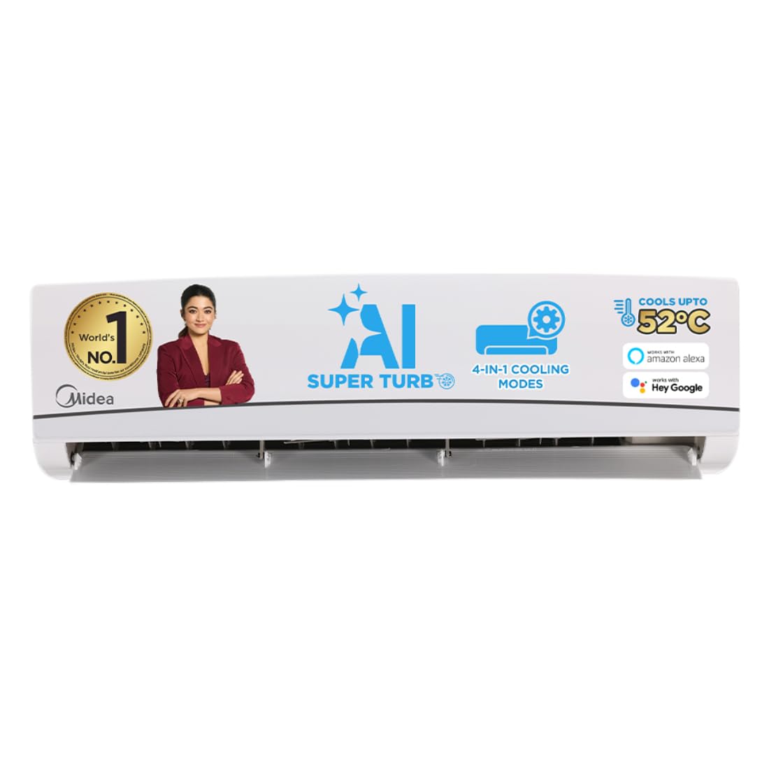 Midea 1.5 Ton 3 Star Inverter Split AC (, SANTIS NEO DLX (Wi-Fi), MAI18SD3R35W0,White)
