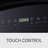 Hindware CHROMIA BLK RSN AC 60 | Filterless | 3 Speed Gesture Control | Thermal Auto Clean Wall Mounted Black 1200 CMH Chimney