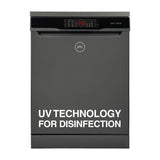 Godrej Eon Dishwasher |12 place setting | Anti-Germ CrystaLight powered by UV Technology | Extra Hygiene Function| Perfect for Indian Kitchen| A+++ Energy rating | DWF EON VES 12B UTI GPGR