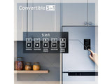 Samsung 301 L, 3 Star, Convertible 5-in-1 Digital Inverter with Display Frost Free Double Door Refrigerator (RT34C4523S9/HL, Silver, Refined Inox, 2024 Model)