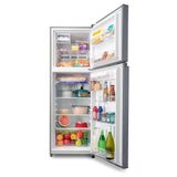 Kelvinator 252 Litre 2 Star Double Door Refrigerator, Bright Grey KRF-I260RBVBGT