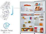 Toshiba, Frost Free, Double Door, 608 Ltrs, Real Inverter, 1 Star, Black Glass Finish, Auto Ice Maker,GR-RT835WE-PGI(22)