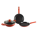 Wonderchef Evita 4 pc Cookware Set Blue