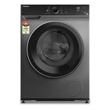 TOSHIBA 8 kg Fully Automatic Front Load Washing Machine with In-built Heater Silver  (TW-BJ90M4-IND(SK))