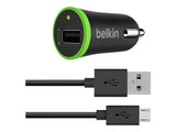 BELKIN UNIVERSAL CAR CHARGER + CABLE BLACK