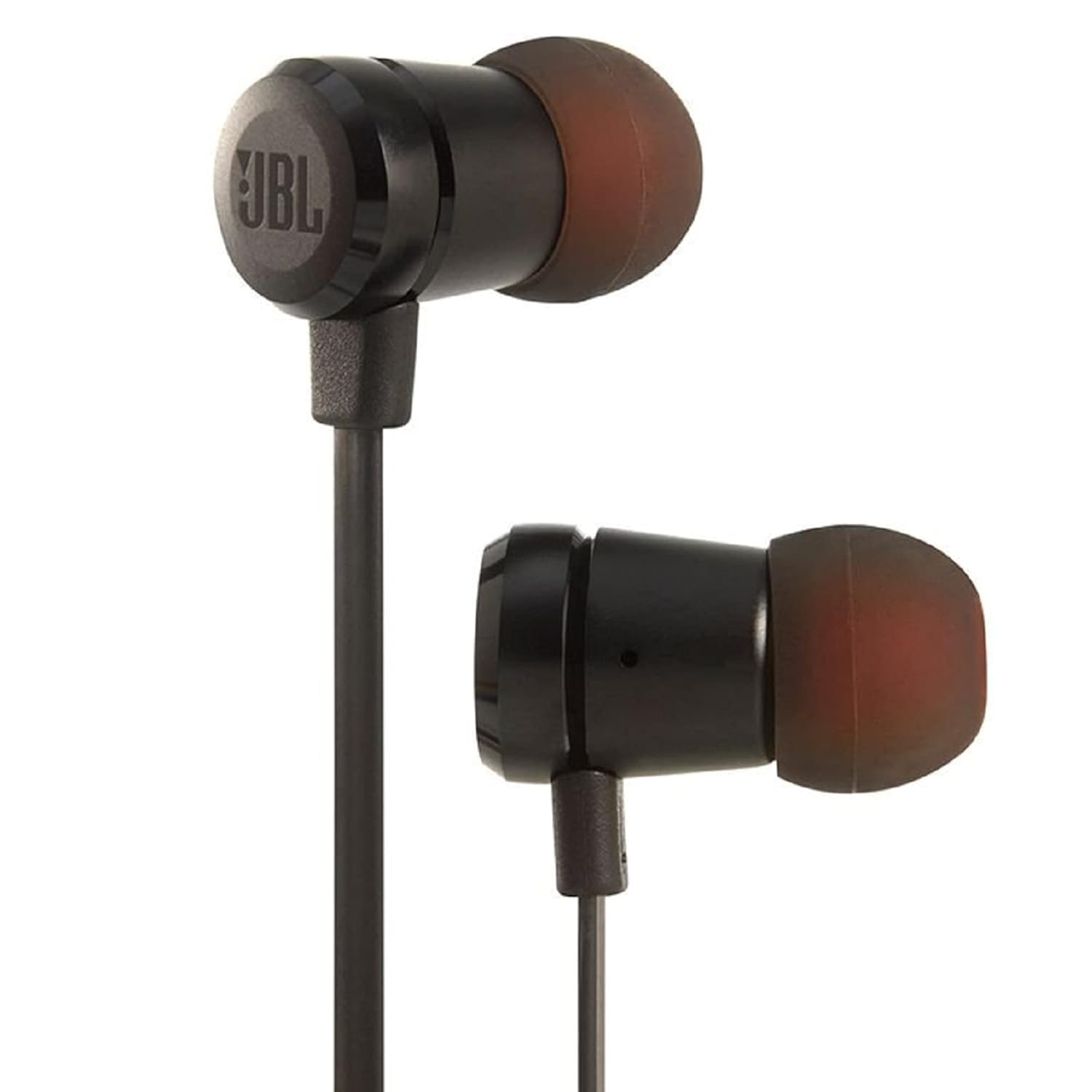 JBL T290 Pure Bass All Metal in-Ear Headphones with Mic (Black)