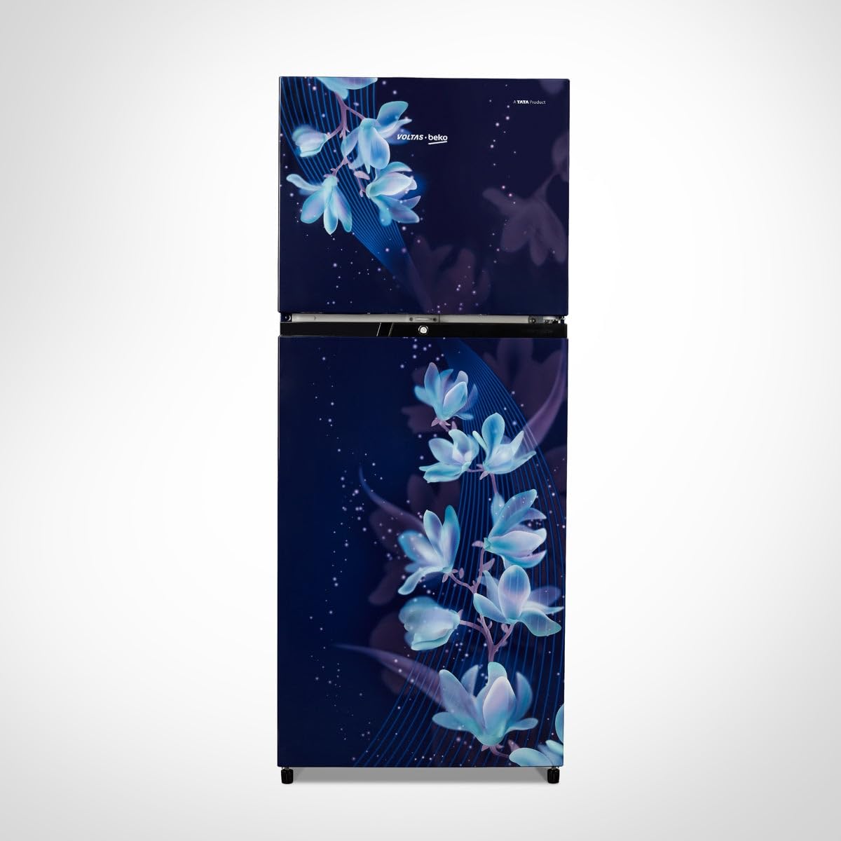 Voltas Beko RFF270D/WONBROI 230 Litres 2 Star Frost Free Double Door Refrigerator Nightangle Blue