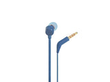JBL Earphone with mic T110 Blue