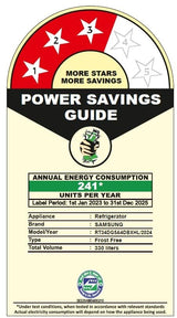 Samsung 330 L, 3 Star, Convertible 5-in-1, Digital Inverter, Frost Free Double Door, WiFi Enabled Bespoke AI Refrigerator (RT34DG5A4DBXHL, Luxe Black)