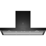 Electrolux 90cm T-Box Chimney for up to 210 sqft Kitchen, UltimateTaste 500, Black, ECT9623B