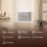 Lloyd 1 Ton 2 Star Window AC GLW12D2FESSW 2026 Model, Copper, Blue Fin, R32, Fixed Speed