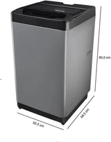 Panasonic 6.5 kg Fully Automatic Top Load Washing Machine Black, Grey (NA-F65LF3CRB)-(Touched Up)