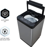 Panasonic 6.5 kg Fully Automatic Top Load Washing Machine Black, Grey (NA-F65LF3CRB)-(Touched Up)
