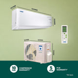Blue Star 1.5 Ton 3 Star Inverter Split AC (100% Copper, Smart Ready, Energy Saver, Quiet Performance, Turbo Cool, 5-in-1 Convertible, ID318DKU)