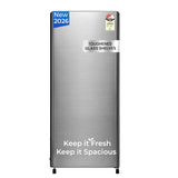 Haier 190 L 3 Star Direct Cool Single Door Refrigerator with Fast Ice Making, Easy Clean Back, Large Vegetable Box (HED-203TDSA-N, Dazzle Steel, )