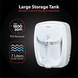 Hindware Calisto 7L RO + UV + UF Water Purifier, 6 stage purification (White)
