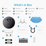 Midea M7 Robotic Vacuum Cleaner |Wet & Dry | BLDC Motor | 4000Pa Suction| 5Th Gen Lidar Navigation 30 Set Sensors |Auto Return Charge| Alexa & Google Enabled, 180 Minutes, Black