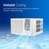 Voltas 185V Vertis Elite A 1.5 Ton 5 Star Inverter Window AC |2-in-1 Adjustable mode| Energy Efficient| Anti dust filter with Anti-Microbial coating | Copper Coil| Sleep Mode | Memory Restart| White