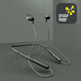 Zebronics Zeb Yoga 90 Plus Wireless in-Ear Neckband Earphone Supporting Bluetooth 5.0, Dual Pairing,Type C Charging,10mm Drivers,Metallic Magnetic Earpiece,Call & Media Controls, Splash Proof(Green)