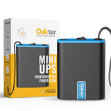 Oakter Mini UPS for 12V WiFi Router Broadband Modem | Backup Upto 4 Hours | WiFi Router UPS Power Backup During Power Cuts | UPS Broadband Modem | Current Surge & Deep Discharge Protection