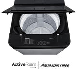 Panasonic 6.5 Kg 5 Star Fully-Automatic Top Load Washing Machine (2024 Model, NA-F65LF3CRB, Charcoal Inox Grey, 12 Wash Program, Active Foam Wash Technology, Antibacterial Water Inlet)