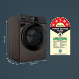 IFB 8 Kg 5 Star Powered by AI with 9 Swirl Wash, WiFi, Fully Automatic Front Load Washing Machine (Senator MBN 8012, Steam Refresh Program with Eco Inverter, Mocha)