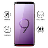 Stuffcool Mighty 3D Curved Full Screen Tempered Glass Screen Protector for Samsung Galaxy S9 - Black with Applicator (Case Friendly & Edge to Edge)