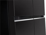 LG 655 L Frost Free Smart Inverter Double Door Side by Side Refrigerator (GL-B257HWBY, Western Black, Express Freezing | Multi Air-Flow)