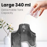 INALSA Steamer for Ironing Clothes -1600W Handheld Garment Steamer -25g/min High Steam, Fast Heat-Up time, 340 ml Tank, Vertical & Horizontal Steam Iron for Clothes, Garment Steamer (Cosicosy)