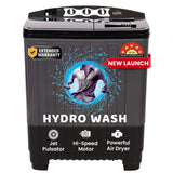 Ionstar 7 Kg Semi Automatic Washing Machine - 5 Star Rated - 2025 - Top Load - Jet Pulsator - Magic Filter - Special Air Dryer - Buzzer - Wheels - Powerful Copper Motor - 1500 RPM (STAR70-AQUA-G)