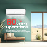 Haier 1.5 Ton 5 Star Heavy Duty Hexa Inverter Split AC Copper 7 in 1 Convertible Anti Bacterial Filter Cools at 60C Temp 20 Mtrs Air Throw - HSU19K-PYC5BN-INVWhite 2024 Model